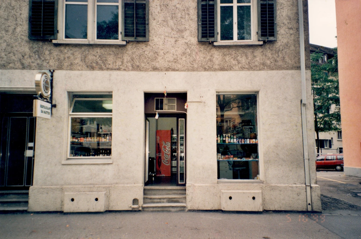 Ehemaliges Ladenlokal von Sher-e-Punjab Indian Take-Away, aufgenommen 1999
